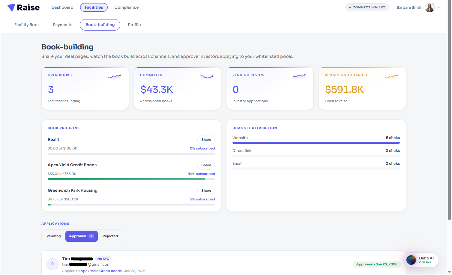 Raise product screen 6 of 9